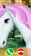 Poster falso chiamata unicorno gioco