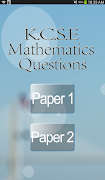 KCSE Math Questions imagem de tela 6