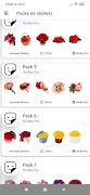 Flowers Stickers captura de pantalla 4