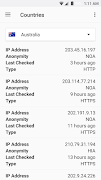 Proxy List: HTTPS & SOCKS Screenshot 2