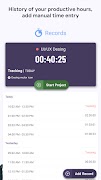 برنامه‌نما Time Tracker - Track Productiv عکس از صفحه