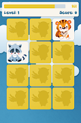 Animals memory game for kids اسکرین شاٹ 4