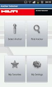 Hilti Anchor Selector poster