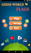 Guess world flags quiz اسکرین شاٹ 5