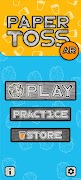 AR Paper Toss Plakat