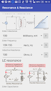 Resonance & Reactance Calc ảnh chụp màn hình 6