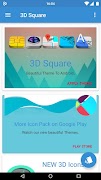 برنامه‌نما 3D 3D - icon pack Theme HD عکس از صفحه