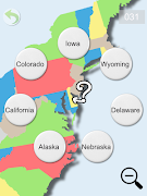 QuestiOnMap quiz. Geography Ga screenshot 2