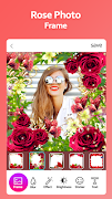Rose Photo Frame poster