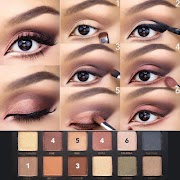 Step by step learn eye makeup ภาพหน้าจอ 5