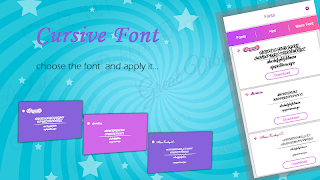 Cursive Font Free Style screenshot 3