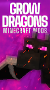 Grow Dragons Minecraft mods 海報