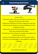 Hamstring Exercises تصوير الشاشة 3