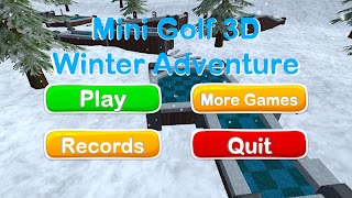 Mini Golf 3D Winter Adventure screenshot 1