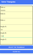 Trigonometry. Solve Triangules 스크린샷 4