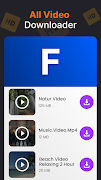 All Video Downloader Plakat