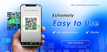 پوستر اسکنر کد QR - بارکد خوان