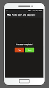 برنامه‌نما MP3 Audio Gain and Equalizer عکس از صفحه