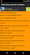 Networking Interview Questions syot layar 3