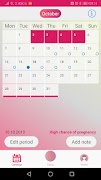 Period Tracker imagem de tela 1