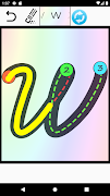 Cursive Calligraphic ABC captura de pantalla 2