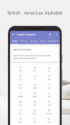 برنامه‌نما English Phonetics & Vocabulary عکس از صفحه
