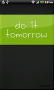 پوستر Do it (Tomorrow)