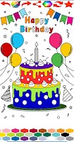 Happy Birthday Coloring Pages 截圖 3