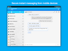 برنامه‌نما GroupWise Messenger عکس از صفحه