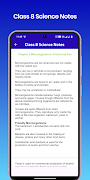 Class 8 Science Notes ภาพหน้าจอ 2