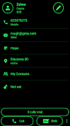 Dialer Theme Circle Green screenshot 4
