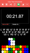Cube Timer & Scrambler скриншот 2