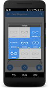 برنامه‌نما My Face Shape Meter and frames عکس از صفحه