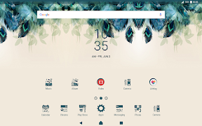 Flofeathrs - theme Xperia™ ảnh chụp màn hình 5