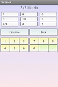 Matrix Inversion Calculator screenshot 1