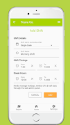 5 Schermata Shift Manager. Shift Schedule 