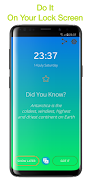 برنامهنما Did You Know? - Lock Screen عکس از صفحه