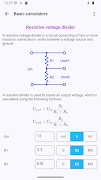 Electronic circuits calculator скриншот 5