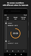 Interval Timer. Tabata HIIT Wo capture d'écran 3