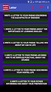 برنامه‌نما Letter & Application writing عکس از صفحه