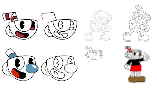 描き方。カップ。キャラクター スクリーンショット 4