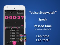 Speaking Timer Voice Stopwatch Ekran Görüntüsü 2