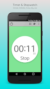 Easy Simple Timer Stopwatch &  Poster