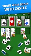Castle Solitaire: Jeu de carte Affiche