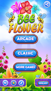 Bee Flowers poster