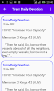 Trem Daily Devotion App captura de pantalla 4