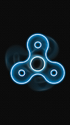 Fidget spinner glow poster