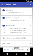 Sensor Tester capture d'écran 1