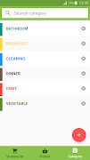 5 Schermata Simple Shopping List