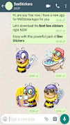 Stiker Lebah - WAStickerApps poster